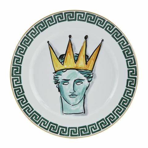 Richard Ginori - Il Viaggio White Flat Dinner Plate 28cm 3 Richard Ginori - Il Viaggio White Flat Dinner Plate 28cm