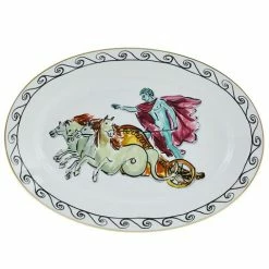 Richard Ginori - Il Viaggio Oval Platter Chariot White