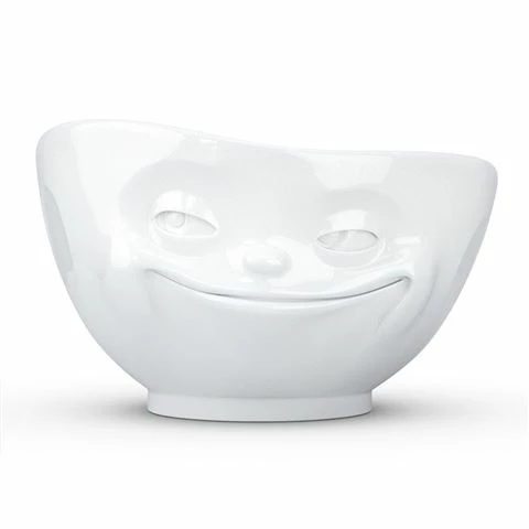 Tassen - Grinning Bowl White 1L 3 Tassen - Grinning Bowl White 1L