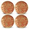 L'Objet - Fortuny Pergolesi Dessert Plates Orange Set 4pce 1 L'Objet - Fortuny Pergolesi Dessert Plates Orange Set 4pce -Ecology Shop 591857 Large
