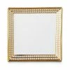 L'Objet - Perlée Square Tray Gold 20x20cm 1 L'Objet - Perlée Square Tray Gold 20x20cm -Ecology Shop 591865 Large