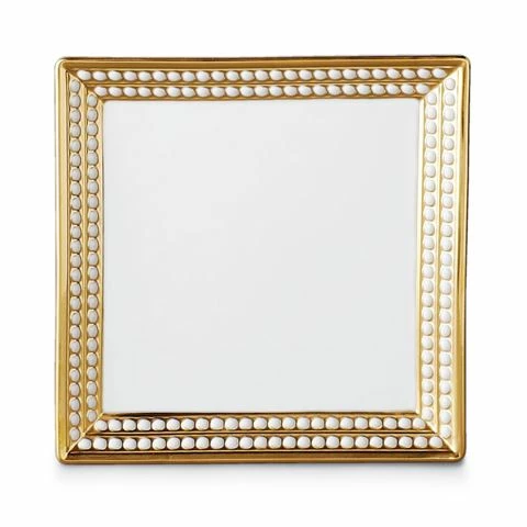 L'Objet - Perlée Square Tray Gold 20x20cm 3 L'Objet - Perlée Square Tray Gold 20x20cm