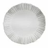 Peter's - Iris Fluted Dinner Plate Milk Grey 26.9cm -Ecology Shop 592448 Large
