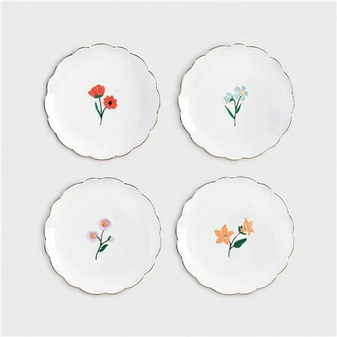 Klever - Wildflower Plate Set 4pce 3 Klever - Wildflower Plate Set 4pce