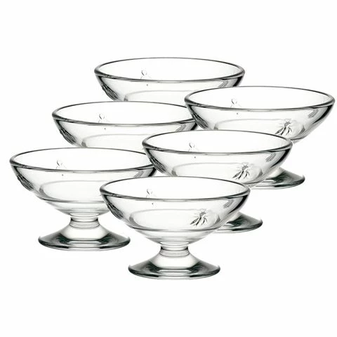 La Rochere - Bee Dessert Glass Set 6pce 3 La Rochere - Bee Dessert Glass Set 6pce