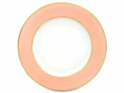 Limoges - Legle Rose Petal Bread & Butter Plate Gold Rim