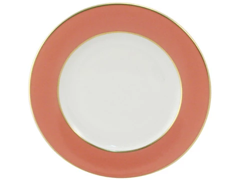 Limoges - Legle Old Rose Bread & Butter Plate Gold Rim 3 Limoges - Legle Old Rose Bread & Butter Plate Gold Rim