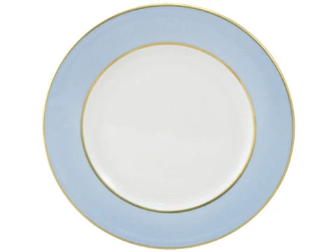Limoges - Legle Ice Blue Bread & Butter Plate Gold Rim 3 Limoges - Legle Ice Blue Bread & Butter Plate Gold Rim