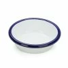 Falcon - Enamel Round Desert Dish White & Blue 10cm 1 Falcon - Enamel Round Desert Dish White & Blue 10cm -Ecology Shop 880013 Large