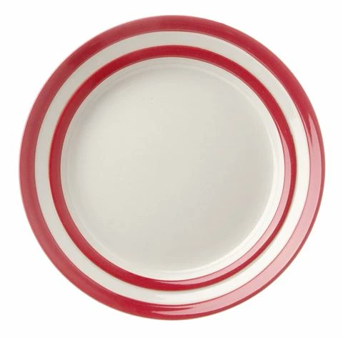 Cornishware - Lunch Plate Red 24cm 3 Cornishware - Lunch Plate Red 24cm