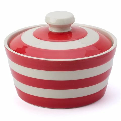 Cornishware - Butter Dish Red 3 Cornishware - Butter Dish Red
